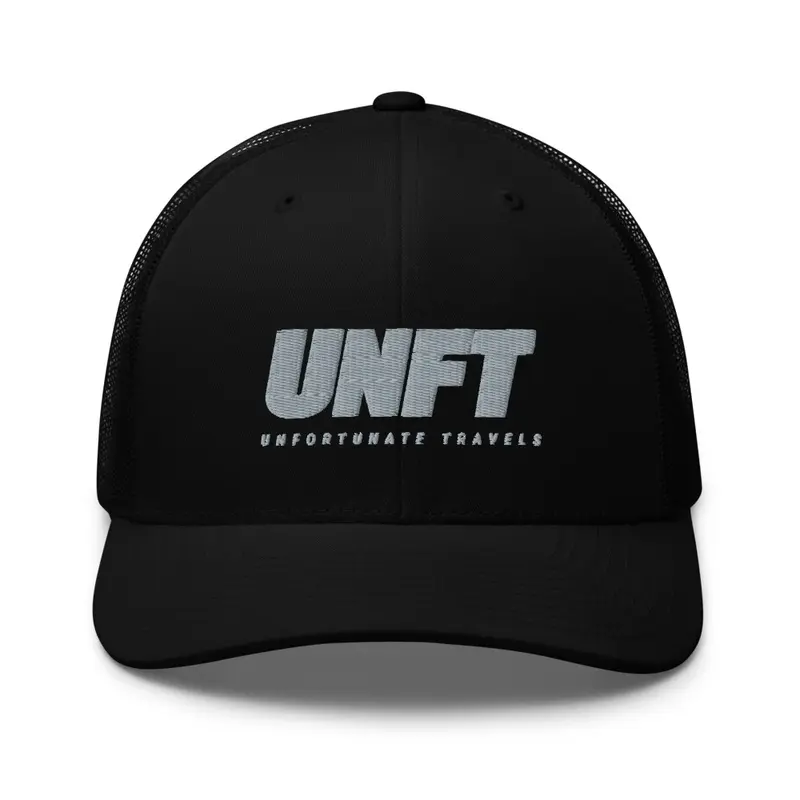 UNFT gray font Trucker hat