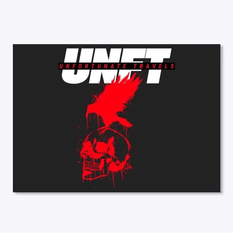 UNFT White and Red merch drop collection