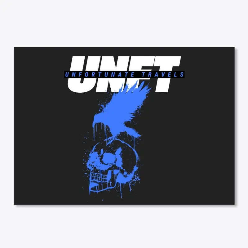 UNFT White/Blue merch drop collection